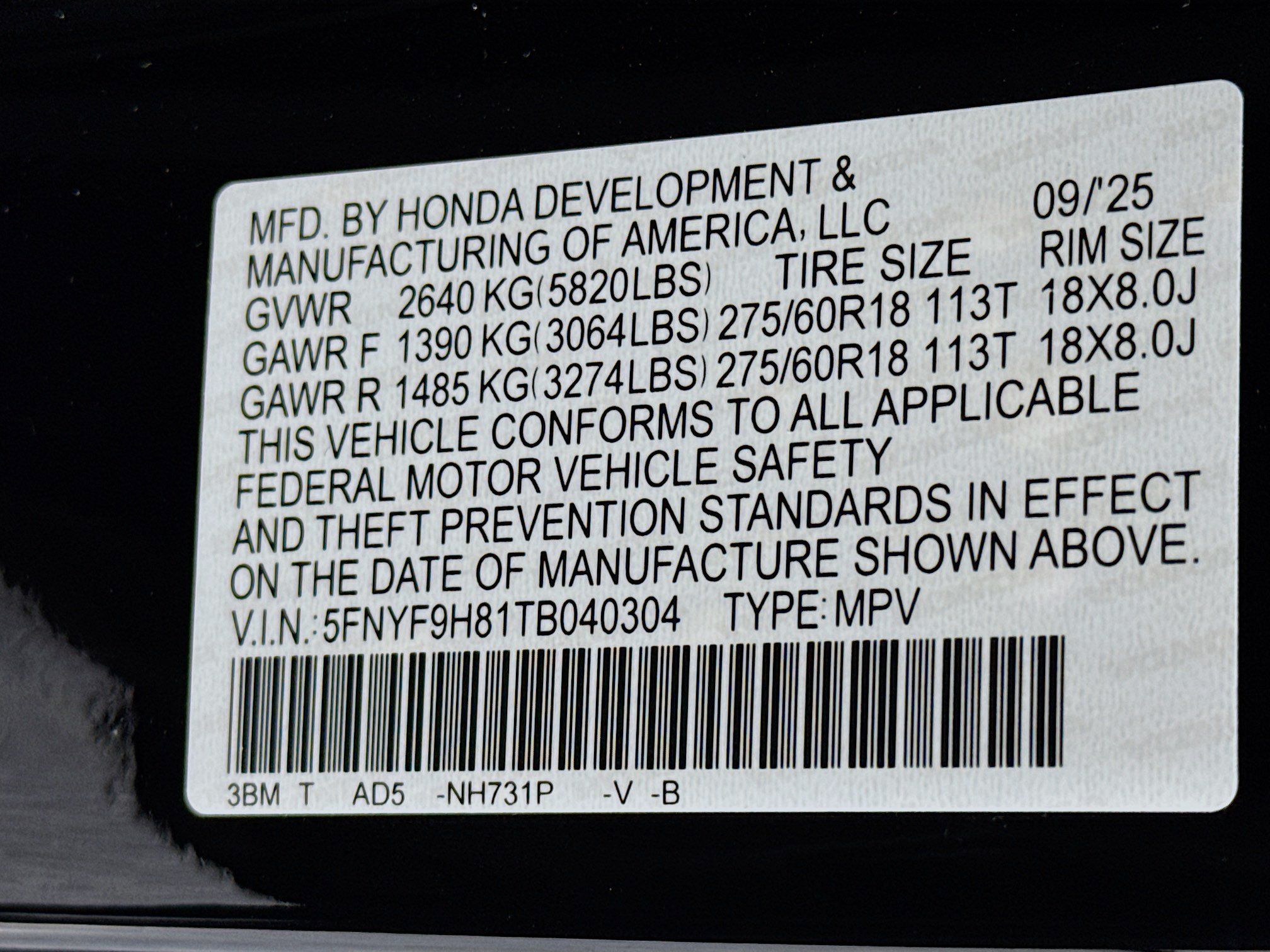 New 2026 Honda Passport TrailSport Elite image 34