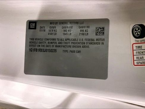 Used 2018 Chevrolet Camaro LT w/ RS Package RWD image 36