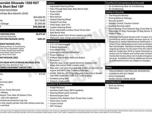 Used 2019 Chevrolet Silverado 1500 RST w/ All-Star Edition AWD/4WD image 33