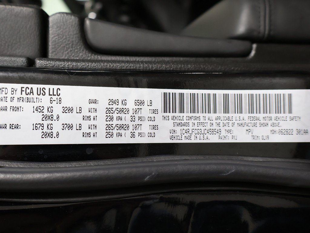 Used 2018 Jeep Grand Cherokee Overland AWD/4WD image 59
