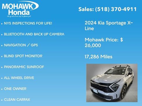 Used 2024 Kia Sportage X-Line w/ X-Line Premium Package AWD/4WD image 7