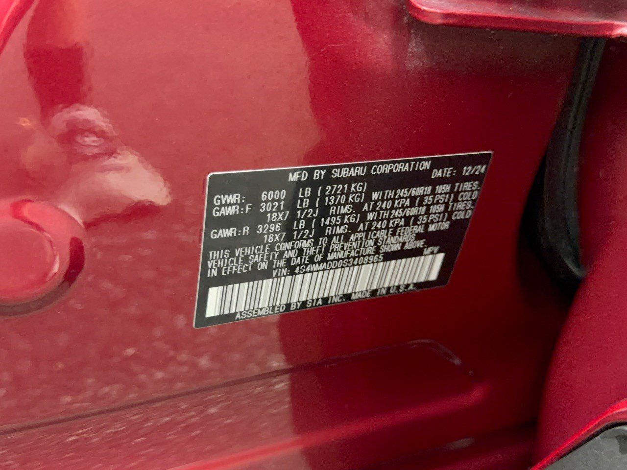 Used 2025 Subaru Ascent Premium AWD/4WD image 31