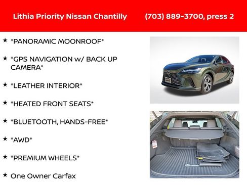 Used 2023 Lexus RX 350 Premium w/ Accessory Package (Z1) AWD/4WD image 6