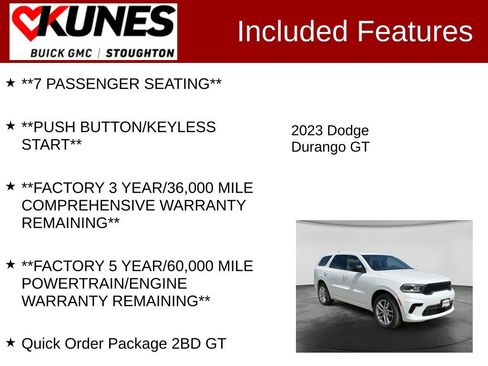 Used 2023 Dodge Durango GT AWD/4WD image 3