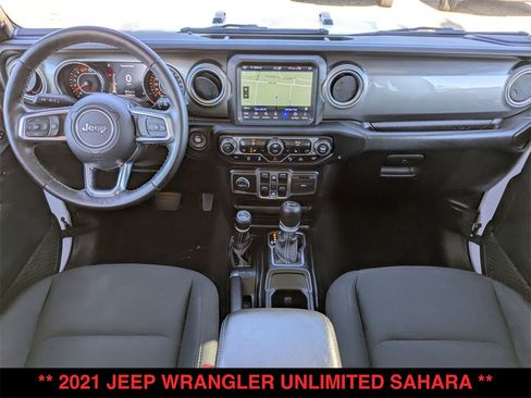 Used 2021 Jeep Wrangler Unlimited Sahara w/ Uconnect 4C Nav & Sound Group image 27