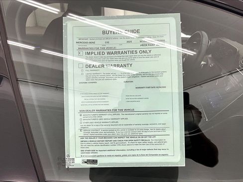 Certified 2025 Mercedes-Benz C 43 AMG 4MATIC Sedan image 34