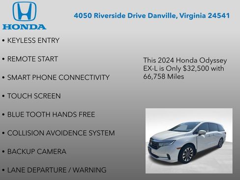 Used 2024 Honda Odyssey EX-L image 7
