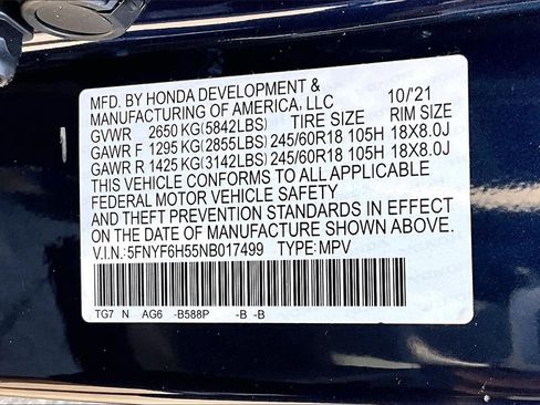 Used 2022 Honda Pilot EX-L image 17