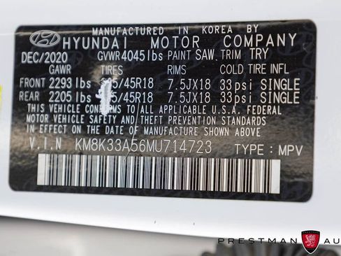 Used 2021 Hyundai Kona Limited w/ Cargo Package FWD image 40