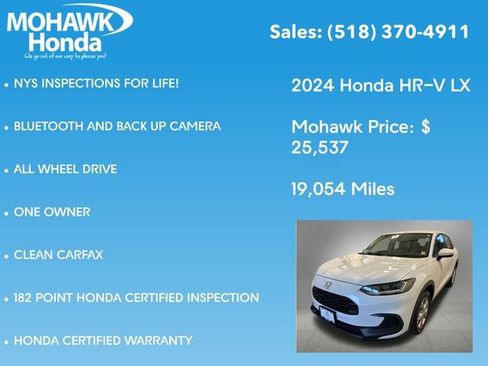 Certified 2024 Honda HR-V LX image 7