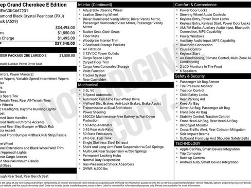 Used 2019 Jeep Grand Cherokee Laredo image 38