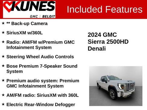 Used 2024 GMC Sierra 2500 Denali w/ Denali Reserve Package AWD/4WD image 2