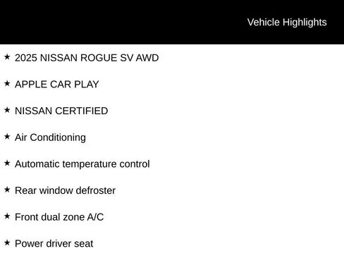 Certified 2025 Nissan Rogue SV AWD/4WD image 6