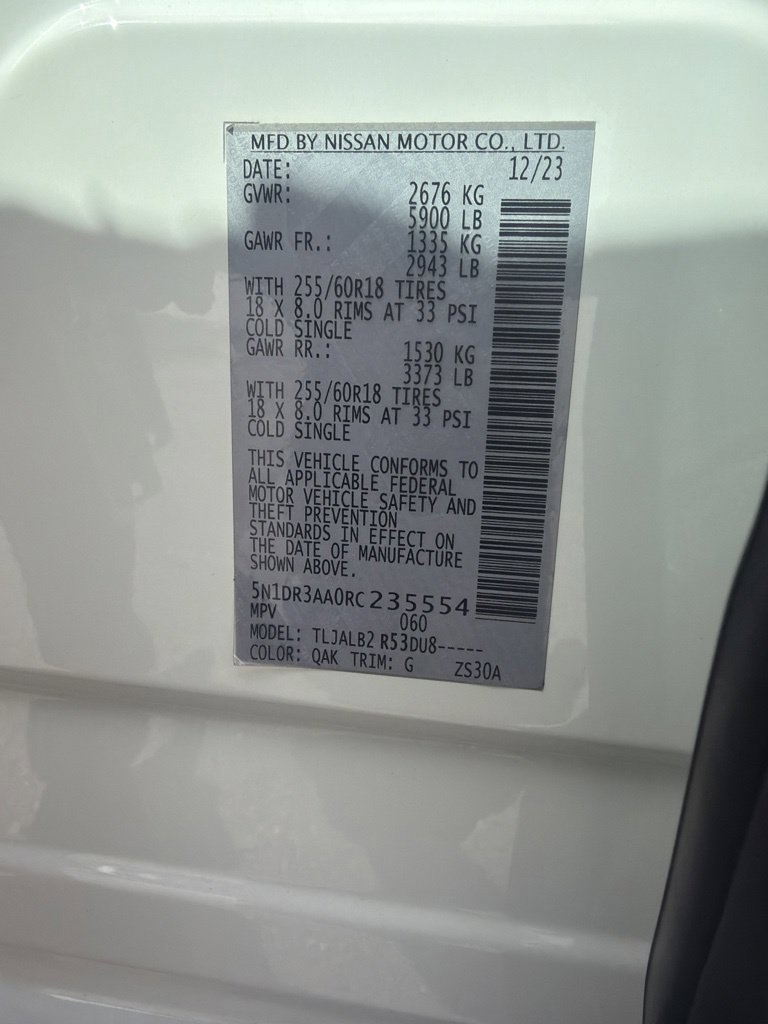 Certified 2024 Nissan Pathfinder S FWD image 12