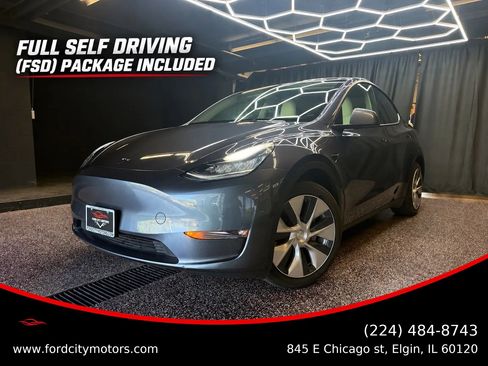 Used 2021 Tesla Model Y Long Range AWD/4WD image 1
