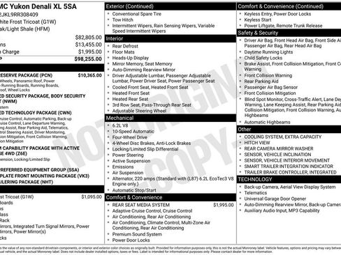 Used 2024 GMC Yukon XL Denali w/ Denali Reserve Package AWD/4WD image 2