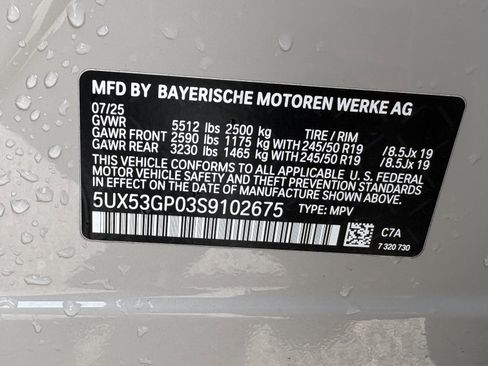 Certified 2025 BMW X3 xDrive30 AWD/4WD image 35