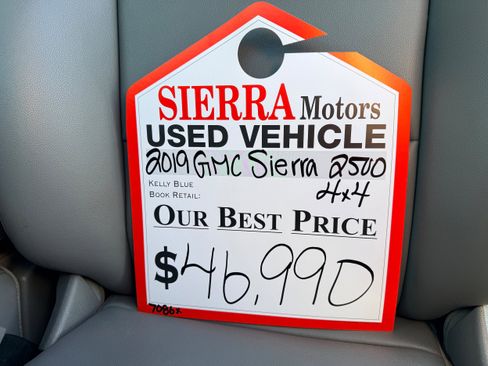 Used 2019 GMC Sierra 2500 4x4 Crew Cab w/ Sierra Convenience Package image 9
