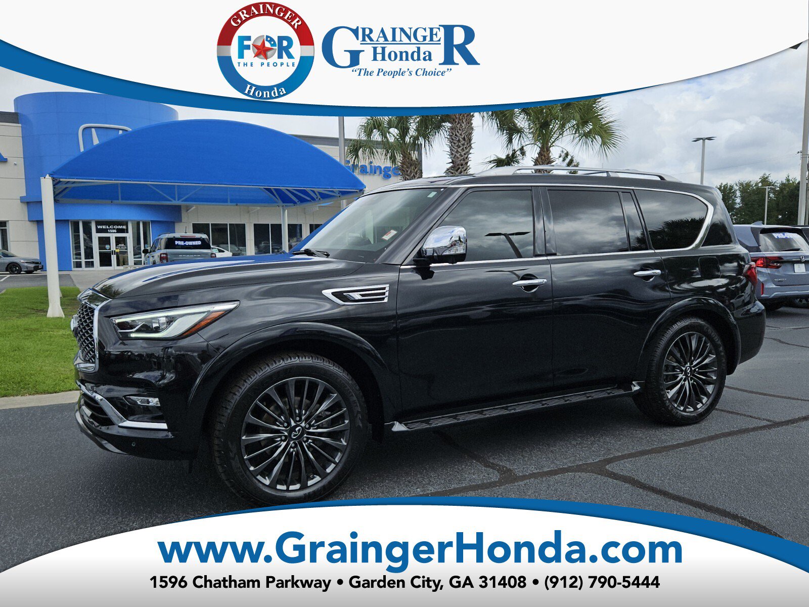 Used 2022 INFINITI QX80 Sensory w/ Cargo Package AWD/4WD image 1
