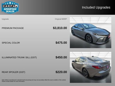 Used 2025 Toyota Camry XLE w/ Premium Package image 3