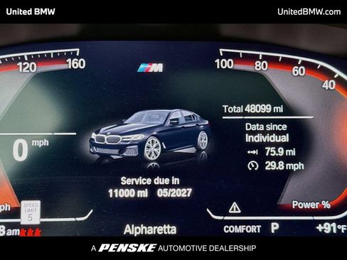 Used 2023 BMW 540i w/ M Sport Package RWD image 7