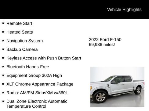 Used 2022 Ford F150 XLT w/ Equipment Group 302A High image 5