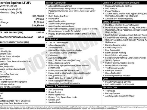 Used 2023 Chevrolet Equinox LT w/ LPO, Floor Liner Package image 17