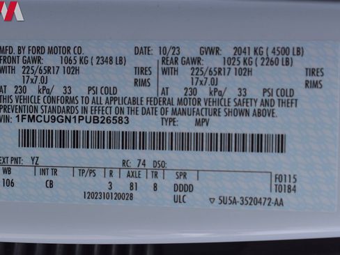 Used 2023 Ford Escape Active image 26