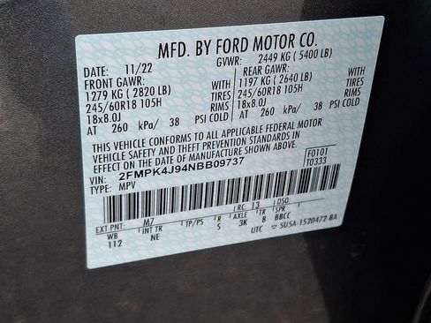 Certified 2022 Ford Edge SEL w/ Sport Appearance Package AWD/4WD image 28