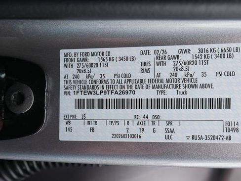 New 2026 Ford F150 XLT w/ Equipment Group 302A MID AWD/4WD image 26