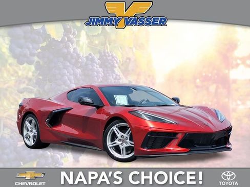 Used 2023 Chevrolet Corvette Stingray Preferred Cpe w/ Body-Color Dual Roof Package RWD image 1