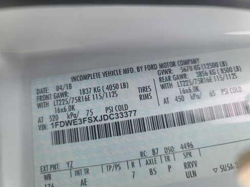 Used 2018 Ford E-350 and Econoline 350 Super Duty image 31