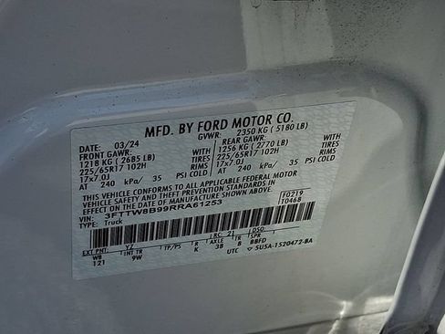 Used 2024 Ford Maverick XL w/ Equipment Group 100A Standard AWD/4WD image 26