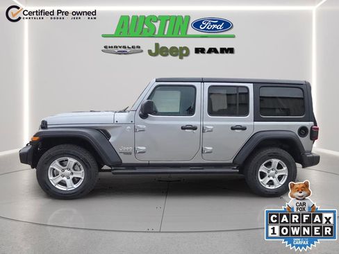 Certified 2018 Jeep Wrangler Unlimited Sport S AWD/4WD image 2