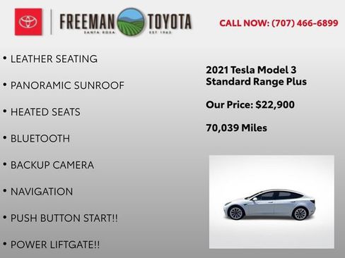 Used 2021 Tesla Model 3 Standard Range Plus RWD image 4