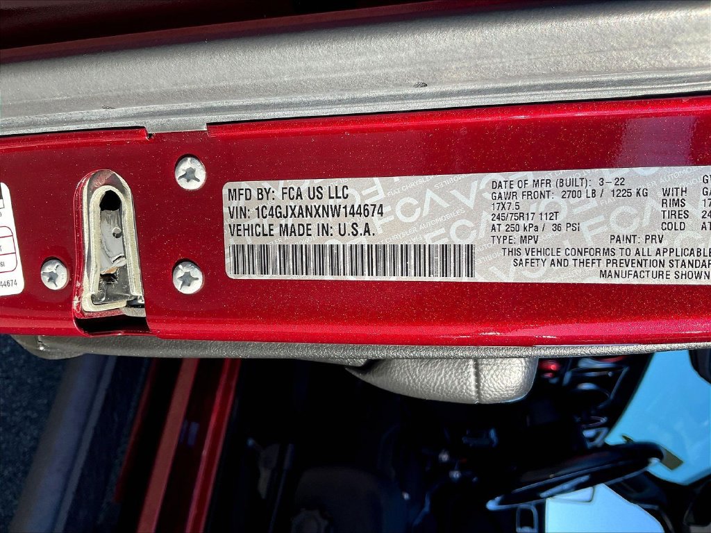 Used 2022 Jeep Wrangler Sport AWD/4WD image 19
