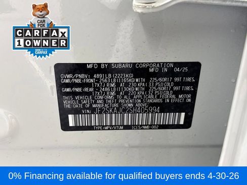 Certified 2025 Subaru Forester Wilderness image 28