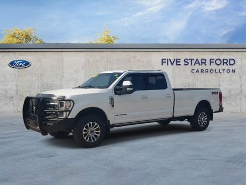 Certified 2021 Ford F350 Lariat w/ Lariat Ultimate Package AWD/4WD image 4