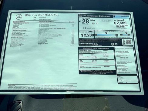 New 2026 Mercedes-Benz GLA 250 4MATIC image 26