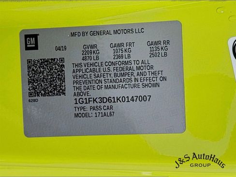 Used 2019 Chevrolet Camaro ZL1 image 40