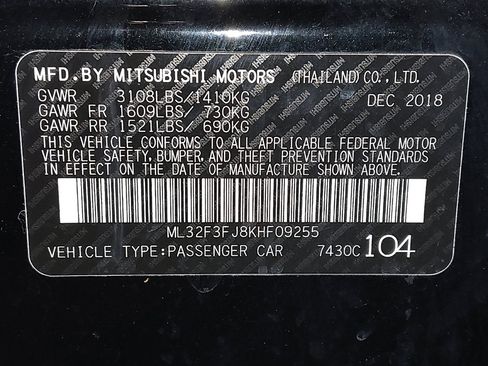 Used 2019 Mitsubishi Mirage G4 ES image 33