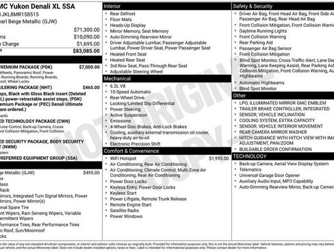 Used 2021 GMC Yukon XL Denali w/ Denali Premium Package RWD image 10