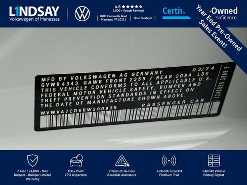 Certified 2024 Volkswagen GTI Autobahn image 27