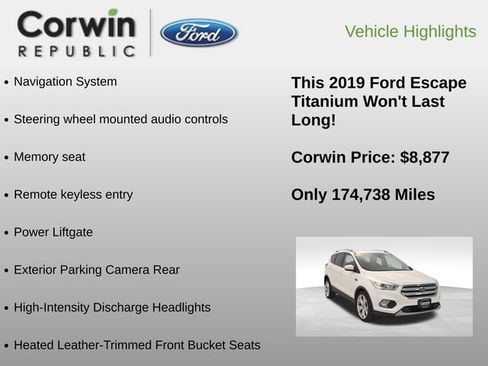 Used 2019 Ford Escape Titanium image 6