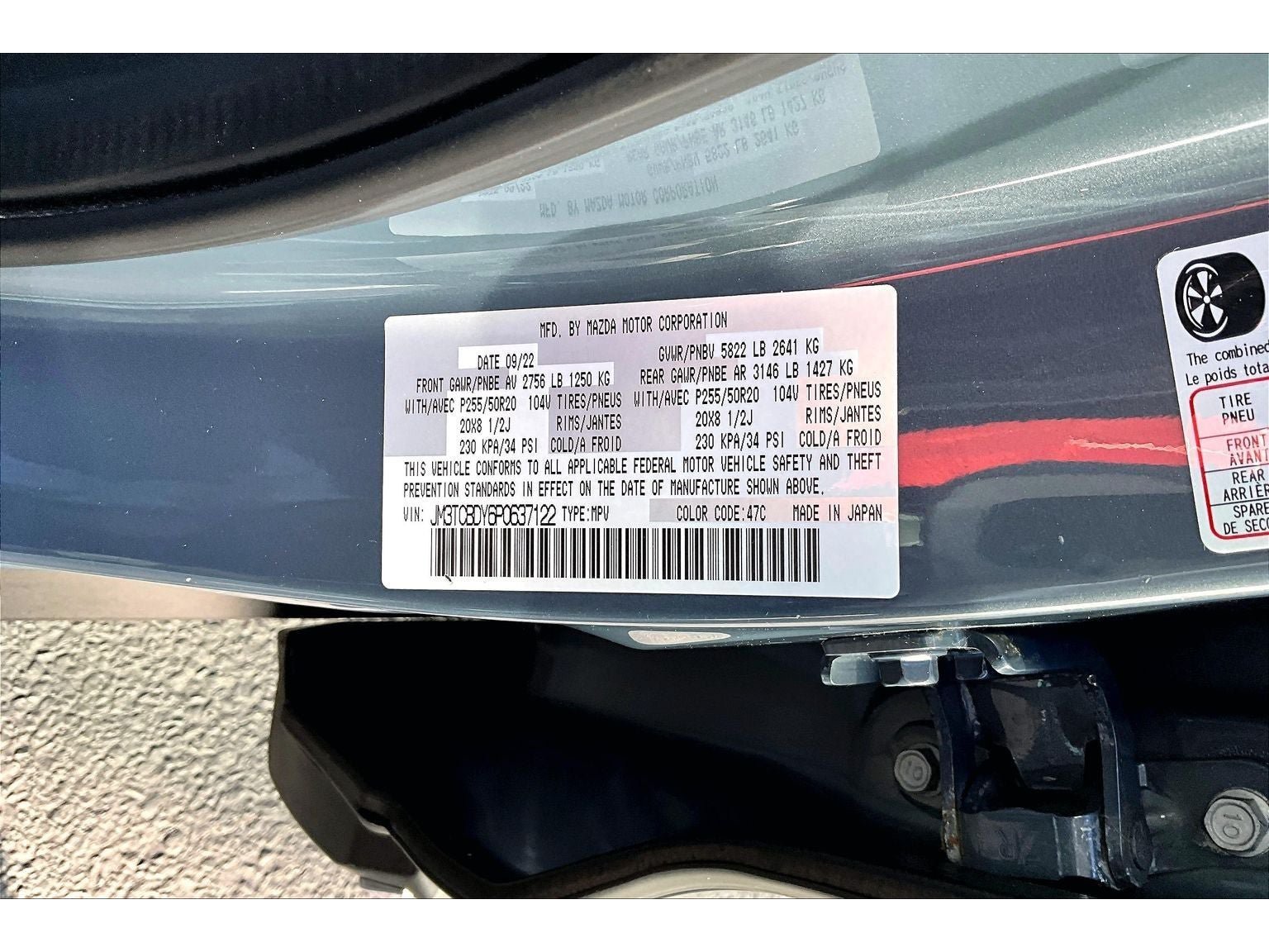 Used 2023 MAZDA CX-9 Carbon Edition AWD/4WD image 36