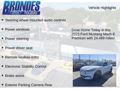 Used 2023 Ford Mustang Mach-E Premium w/ Mustang Nite Pony Package RWD image 12