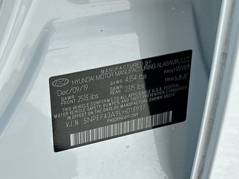 Used 2020 Hyundai Sonata SEL w/ Premium Package FWD image 33