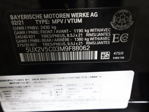 Used 2021 BMW X4 M40i AWD/4WD image 56
