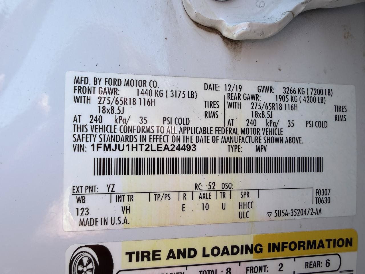 Used 2020 Ford Expedition XLT w/ Equipment Group 201A RWD image 47