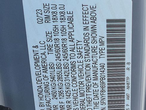 Certified 2023 Honda Passport TrailSport image 16